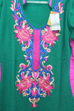 Kurti 5525 Green Blouse Kameez Tunic Shirt Winter Wear Shieno Sarees