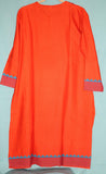 Blouse 5536 Orange Cotton Kurti Large Size