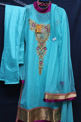 Suit 5574 Embroidered Salwar Kameez Dupatta Floor Length Straight Kameez