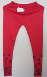 Legging  5728 Sexy Red Printed Polyester Legging Tights Pants Shieno Sarees