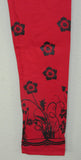 Legging  5728 Sexy Red Printed Polyester Legging Tights Pants Shieno Sarees