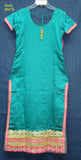 Long Kameez 5975 Floor Length Straight Kameez Churidar Suit Small Medium Size