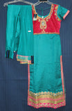 Long Kameez 5975 Floor Length Straight Kameez Churidar Suit Small Medium Size
