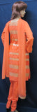Tunic 6027 Orange Churidar Cocktail Wear Dress Shieno Sarees