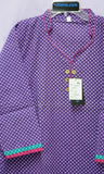 Blouse 6086 Polka Cotton Tunic Top Kurti Career Wear Shirt Large Size Shieno