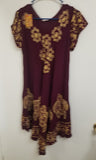 Blouse 6231524 Solid Colors Rayon Printed Big Flare Large Size Kurti