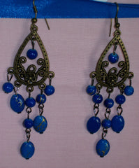 Earrings 621 Sapphire Blue