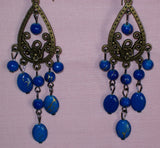 Earrings 621 Sapphire Blue