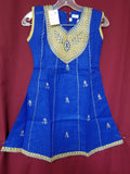 Girl’s 6226 Royal Blue Anarkali Suit Indian Party Wear Shieno Sarees