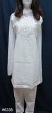 Suit 6338 White Suit Special Occassion Salwar Kameez Dupatta Large size Shieno