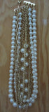 Necklace 634 Golden Chain Strings Pearl Strings