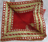 Mata Ki Chunari 6368 Red & Gold Chunni Dupatta for Pooja