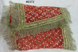 Mata Ki Chunni 6372 Red & Gold Chunni Dupatta for Pooja