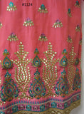 Suit 6381124 Pink Viscose Embroidered Salwar Kameez Dupatta M40 Size Suit