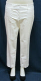 Pant 6390 White Crop Length Bottom
