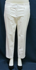 Pant 6390 White Crop Length Bottom