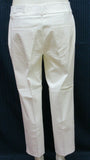 Pant 6390 White Crop Length Bottom