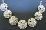 Necklace 6395 Zircon Golden Necklace Earring Set