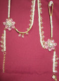 Anklet 7053 Payal Anklets with Toe Finger Indian Jewelry