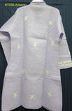 Blouse 7058a Lilac Cotton Purple detail Women Top Tunic Kurti (S)