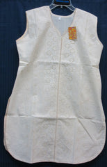 Suit 7133 Ivory Cotton Chicken Salwar Kameez Indian Shieno Sarees