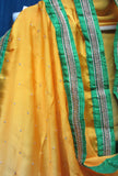 Scarf 7161 Silk Gold Trims Indian Dupatta Chunni