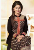 Suit 7217 Georgette Long Straight Kameez Pajama Dupatta Medium Large