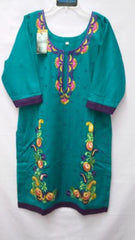 Winter Wear 7281 Green Medium Size Salwar Kameez Dupatta Warm Suit Shieno