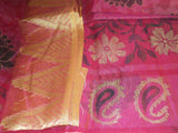 Saree 746 Red Pattu Silk Sari Shieno Sarees