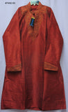 Men's 7493 Red Party Wear Kurta Pajama Set Medium Large Size Shieno Sarees