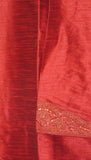 Men's 7493 Red Party Wear Kurta Pajama Set Medium Large Size Shieno Sarees