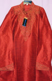 Men's 7493 Red Party Wear Kurta Pajama Set Medium Large Size Shieno Sarees