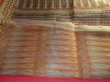 Saree Indian Pattu Silk Orange