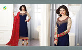 Suit 7563 Salwar Kameez Dupatta Party Wear Long Kameez (S) Shieno Sarees