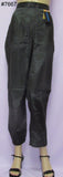 Trouser 7667 Black Silk Crepe Pencil Pant Career Wear