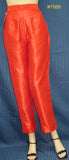 Pants 7810 Spun Silk Ankle Length Straight Pencil Trouser Palazzo Pants