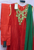 Girl’s 7713 Red Green Anarkali Suit Indian Party Wear