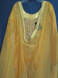 Suit 7792 Golden Tussar Trousseau Salwar Kameez Dupatta M Bridal Wear Dress
