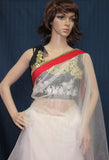 Saree 7815 White Net Bollywood Indian Party Wear Sari Shieno Sarees
