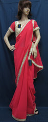 Saree 7822 Pearls Georgette Cocktail Party Wear Designer Sari Shieno Sarees