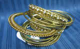 Bangles 7848 Golden Bangle Kadra Shieno Sarees