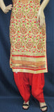 Suit 7953 Gold Red Embroidered Patyala Salwar Kameez Dupatta Shieno Sarees