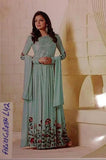 Gown 7963 Flared Dress Drashti Dhami Bollywood Salwar Kameez Shieno Sarees