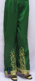 Pant 7965 Green Silk Plazo Sharara Pajama Legging Large Size Shieno Sarees