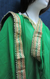 Scarf 8008 Green Georgette Party Wear Dupatta Chunni Shieno Sarees