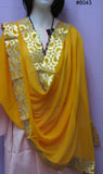 Scarf 8045 Assorted Colors Dupatta Chunni Shawl Wrap Shieno Sarees