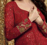 Suit 8067 Georgette Embroidered Churidar Salwar Long Kameez Dupatta