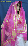 Scarf 8099 Solid Organza Dupatta Chunni Shawl Wrap Shieno Sarees