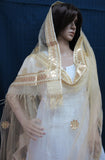 Scarf 8099 Solid Organza Dupatta Chunni Shawl Wrap Shieno Sarees