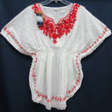 Blouse 8133 White Cotton Designer Kurti Tunic Shirt Indian Shieno Sarees